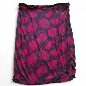 Express Women's VTG 90’s Pink Floral Whimsigoth Skirt